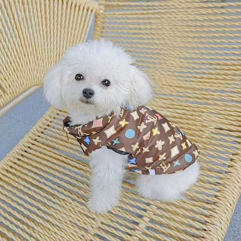 ルイヴィトン ペット服 犬服 ダウンベスト ディオール ダウン