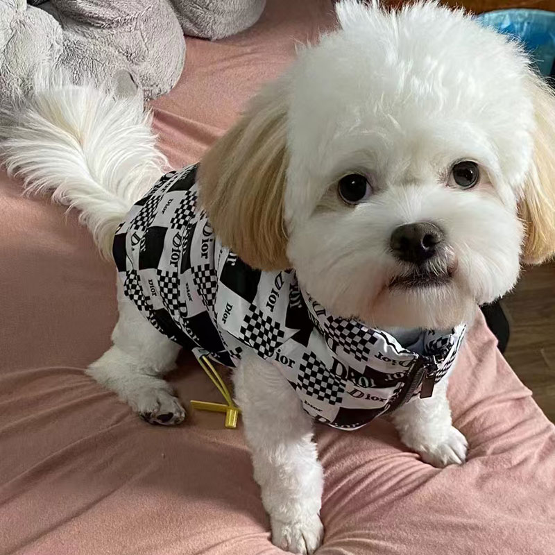 ルイヴィトン ペット服 犬服 ダウンベスト ディオール ダウン