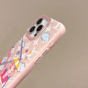 ルイヴィトン アイフォン16/16pro/16プロマックスケース ピンク